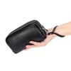 Women Long Wallet Genuine Leather 3-Layer Zipper Purse Bag Large Capacity Wristlet Clutch Wallets Phone Bag Money Purses