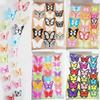 Crystal Butterflies 3d Wall Sticker Beautiful Butterfly Living Room for Kids Room Wall Decals Home Decoration