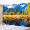 Krásná pláž Přírodní scenérie Tisk vzoru Gobelín Domácí ložnice Obývací pokoj Nástěnná dekorace Pozadí Látková gobelín