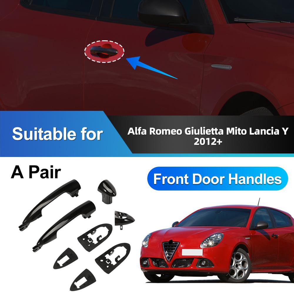 Car Front Outer Door Handle For Alfa Romeo Giulietta Mito Lancia Y 2012+ Replace Auto External Accessories 156145295 2156145296