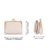 Portable Kiss Lock Wallet Polyester Multiple Card Slots 2 in 1 Card Bag Short Anti-splash Water Leather Coin Purse Students