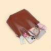 The First Layer Of Cowhide Is Simple And Large-Capacity Commuter Tote Bag, Versatile And Advanced Sense, Portable Single Shoulder Crossbody Bucket Bag