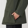 MUJI Corduroy Collar Dark Size S Men's Water-Repellent Jacket, Green, (AC1VJA4A)