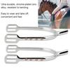 2pcs Silver Chrome Plated Spurs Aluminum Alloy Narrow Spurs Durable Zinc Alloy Spurs  For Women