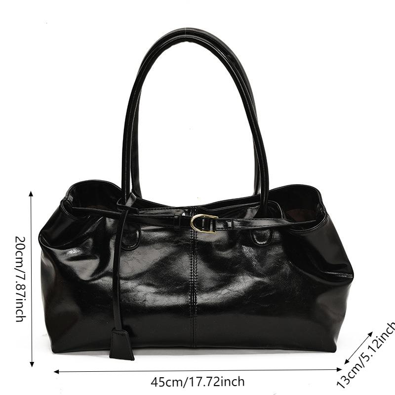 Vintage Handtasche für Damen Große Kapazität 2026 Neue Unterarm-Pendeltasche Mode Damen Lässig Einzelne Schulter-Tragetasche Handtaschen