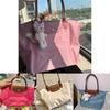 Large Urban Style Nylon Tote Bag For Women With Eco-friendly Dumpling Design In Classic Colors