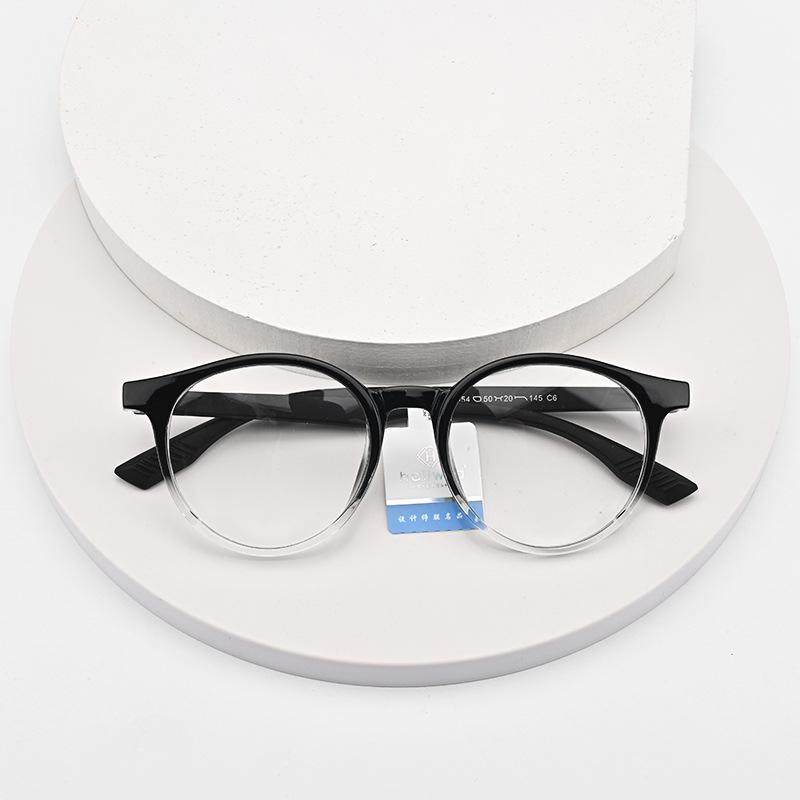 

Очки Круглые Очки с Большой Оправой Оправа для Очков Плоские Очки Мужские Повседневные Оправы Можно Оснастить Миопией Защита от Синего Света liner 7054