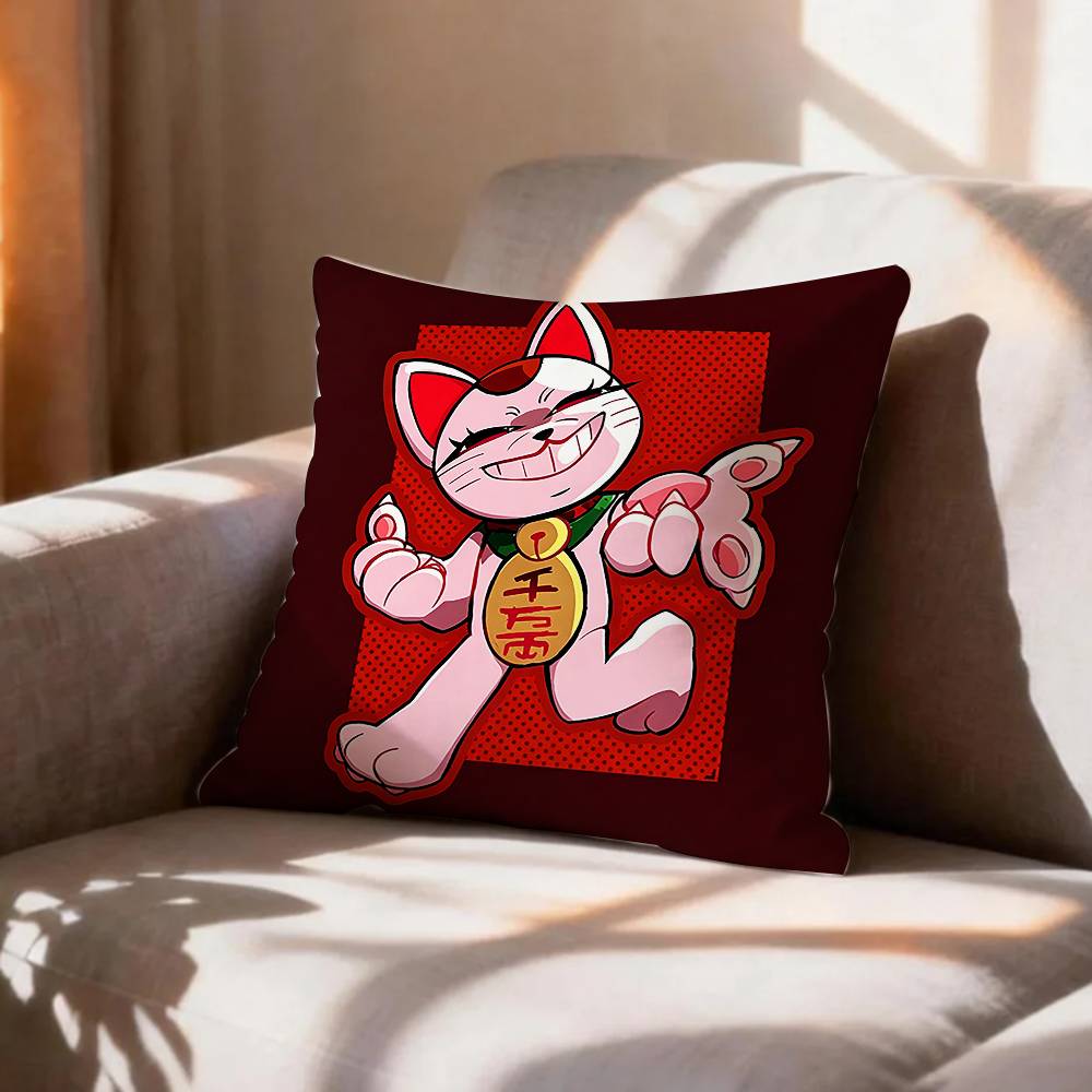 CUTE DDandadan TTurbo GGranny Pillow Case Pattern Printed Pillowcase For Living Room Sofa Cushion Cover