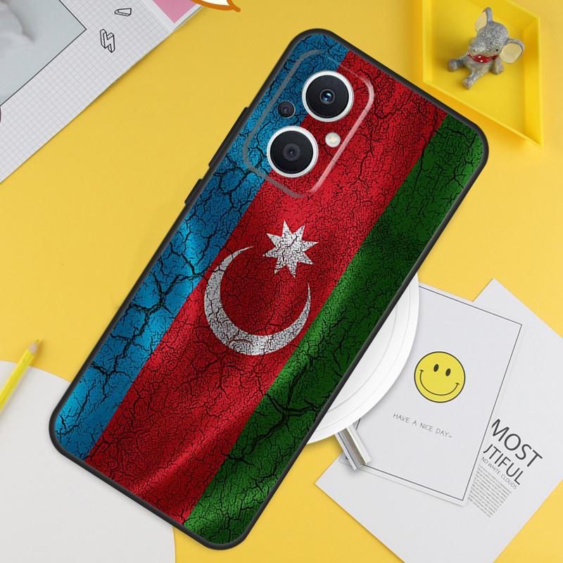 Azerbaijan Flag For OPPO Reno 8T 11F 12F 13F 14F 7 8 Lite 10 11 12 13 14 Pro OPPO Find X9 X8 X5 X6 Pro Case