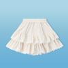 Girls' Korean Style Tiered Ruffle Skirt