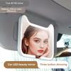 Auto Sonnenblende Make-up Spiegel LED Touchscreen Einstellbare Helligkeit Umschaltbar Auto Innenraum Kosmetikspiegel Auto Schminkspiegel