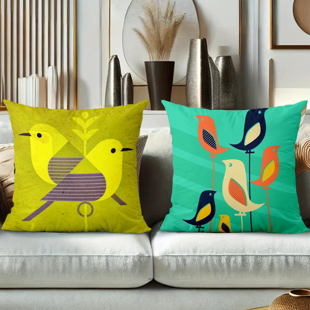 Bunt gemusterte Kissen für die Heimdekoration Polyester-Kissenbezug, dekoratives Sofakissenbezug, Kopfkissen