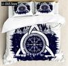 Forest Duvet Cover Set Misty Autumn Decor 3 Piece Bedding Set With 2 Pillow Shams Queen King Full Size For Kids Teens Adults
