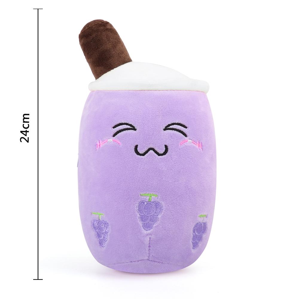 Non-Toxic Cute Milk Tea Cup Plush Pillow Toy 24Cm Simulation Pearl Milktea Decor Funny Doll Gift For Home Office Decor