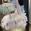 JIAERDI Japanese Star Print Anime Ita Bag Women Wing Y2k Large Capacity Shoulder Bags Ladies Sweet Cute Pink Crossbody Bag 2025