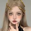 Snake Chain Choker Necklace Women Men Adjustable Gold Alloy Sweet Punk Style Animal Theme Statement Jewelry