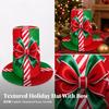 Christmas Top Hat Soft Pull-on with Bow Motif Photo Prop