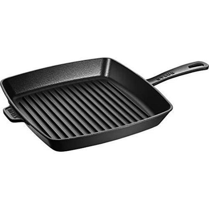 Poêle à gril - Staub - 40501-107-0 - Fonte émaillée - Induction - 30 cm