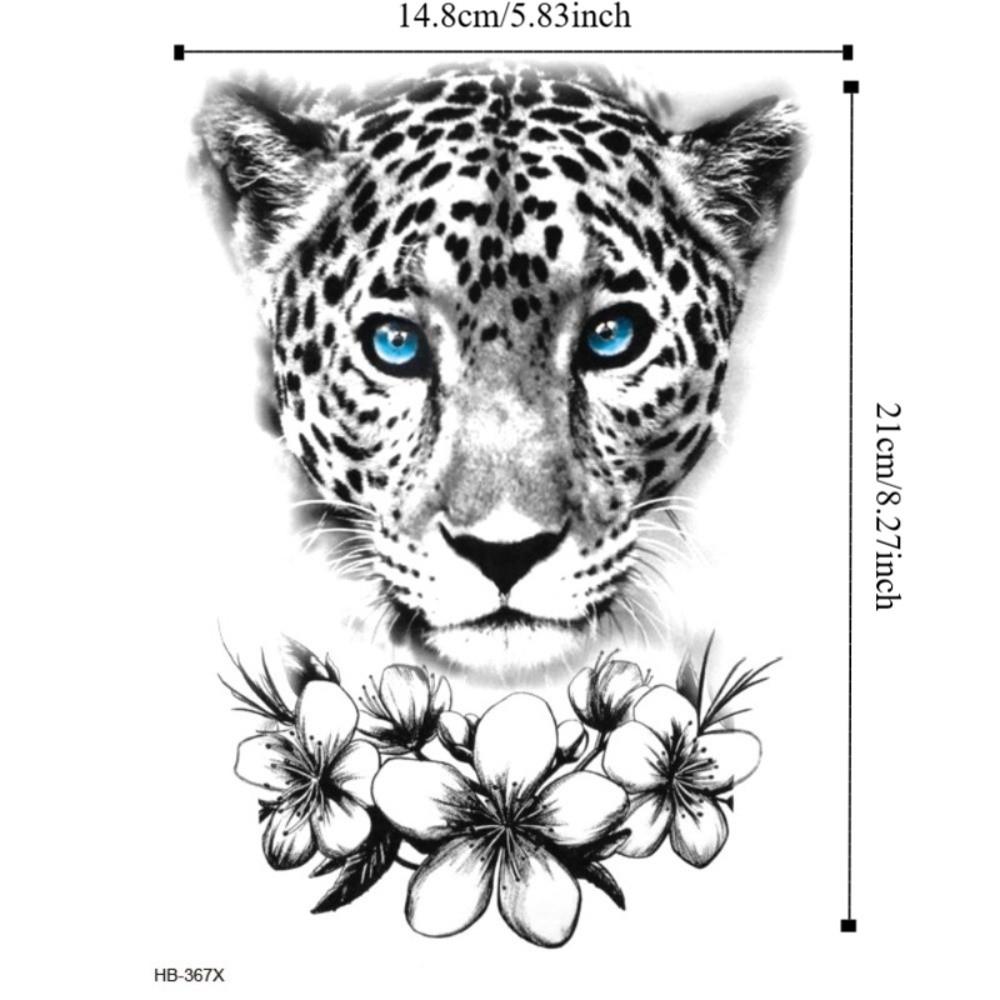 Water Transfer Decals Tiger Lion Wolf Tattoo Stickers Animal Body Art Tattoo  Finger Hand Legs