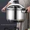 Autocuiseur en acier inoxydable antidéflagrant, grande capacité, compatible avec les plaques à induction, pour la cuisson, 9 L