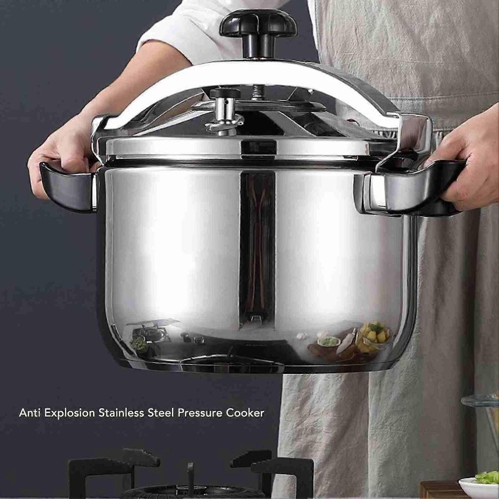 Autocuiseur en acier inoxydable antidéflagrant, grande capacité, compatible avec les plaques à induction, pour la cuisson, 9 L