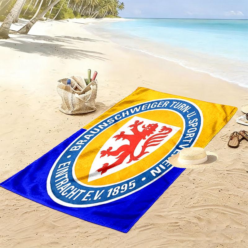 Eintracht Legacy Print Beach Towel, Large Soft Quick Dry Towel for Beach Camping Swimming
