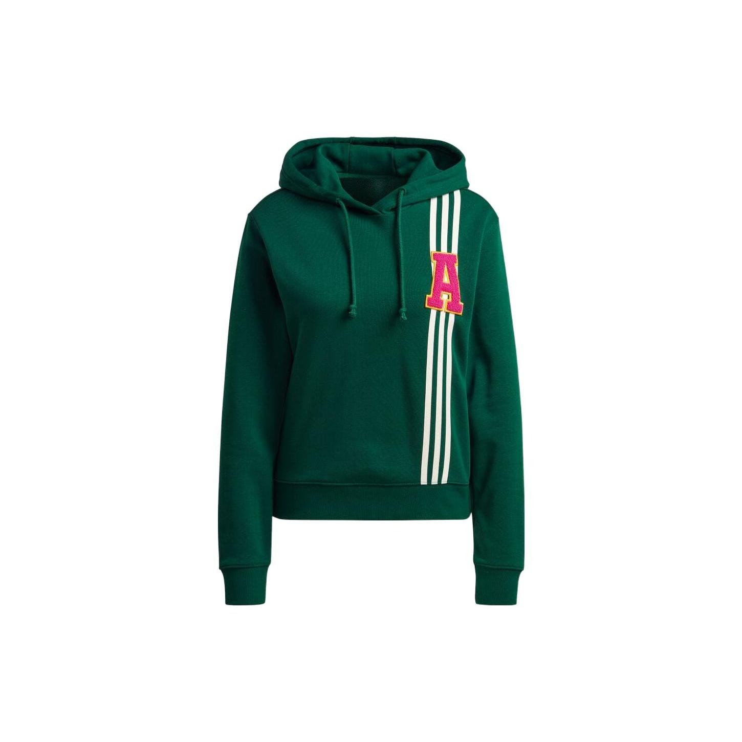 (WMNS) adidas Small Logo Hoodies Asia Sizing Green Women s IC5230 M