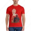 Men Negative Illusion Photographic Print T Shirts Black Myth Wukong Pure Cotton Clothing Cool Short Sleeve Round Neck