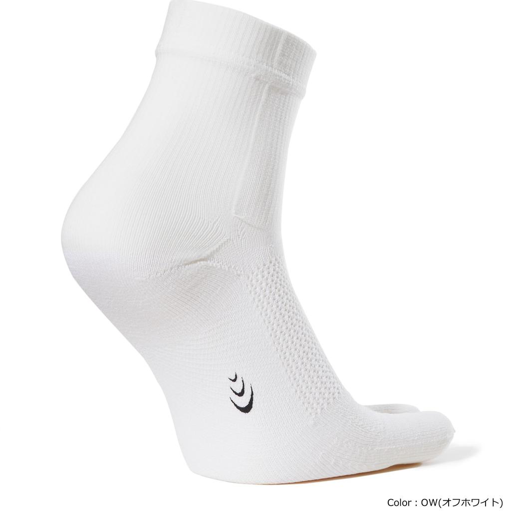 Goldwin C3fit Paper Fiber Size Small To Japanese Size Five-Quarter Socks, Unisex, Off-White, (Equivalent Small)