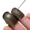 Household Sewing Tools Accessories Retro Thimble Needles Finger Protector Antique Thimble Ring Handworking Needle Craft DIY Acce
