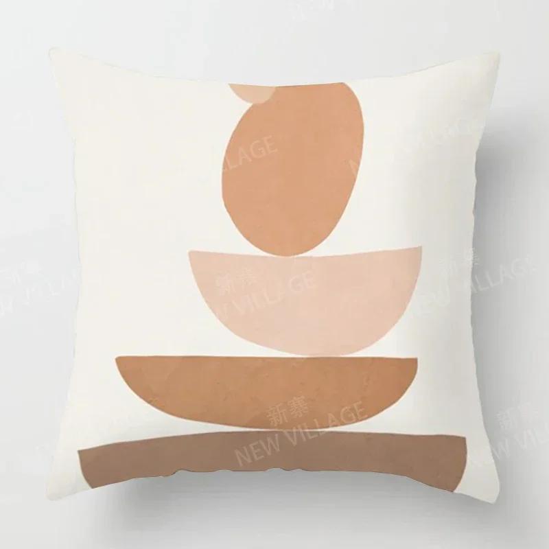 Nordic Fall Home Decor Autumn Throw Pillow Cover Sofa Cushion Cover Modern Morandi