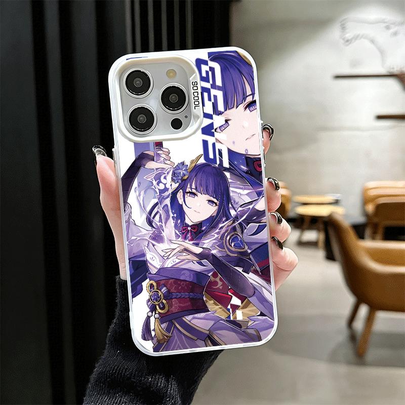 Genshin Impact Desgin Shockproof Phone Case for iPhone 17 Air 16 16E 15 Pro Max 14 Plus 13 Mini 12 Back Cover Anti Fall Fundas