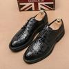 Luxury Designer Brand Business Office Mens Casual Driving Black Loafers Formal British Wedding Dress Shoes Footwear Flats Men