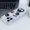 Fashion Drip Glue Genie Coal Ball Phone Case For iPhone 15 14 13 12 Pro Max Shockproof Cover For iPhone 15 14 13 12 Pro