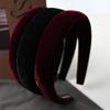 High Grade Dark Red Velet Autumn Winter Hairbands for Girls and Women Headwear Hair Bands Hair Accessories