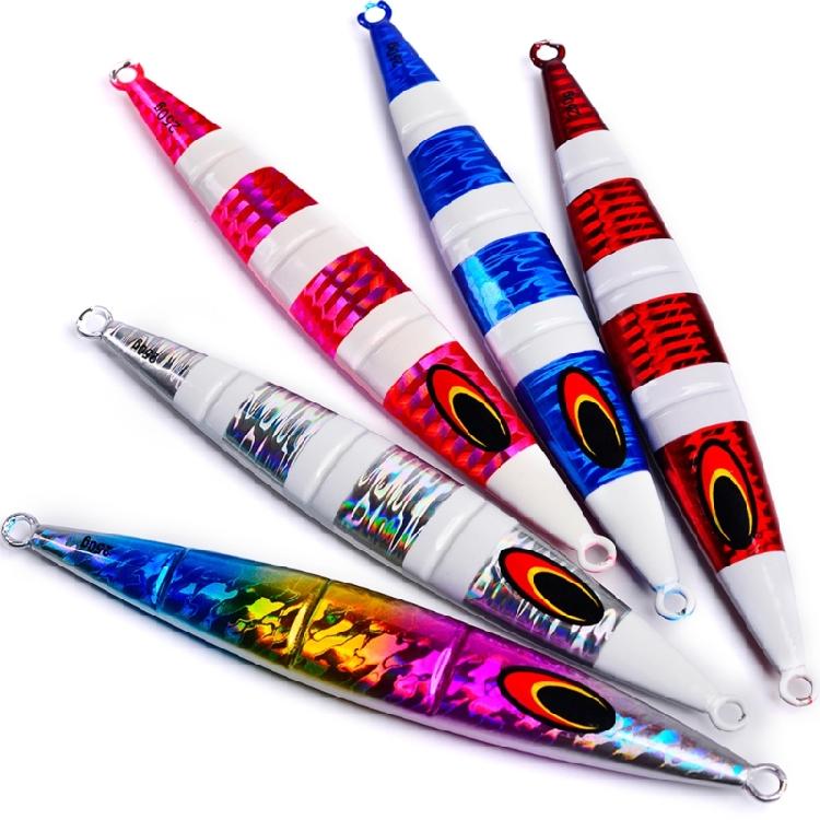 5Pcs Fishing Glow Lures Jigs Lures Freshwater Saltwater Metal Slow Pitching Jigs Fast Sinking Jigging Baits Swimbait