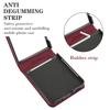 Simple Fashion Leather Wallet Card Slot Phone Case For Samsung Galaxy Z Flip 7 FE 6 5 4 with Ring Holder Grip Shockproof Cover