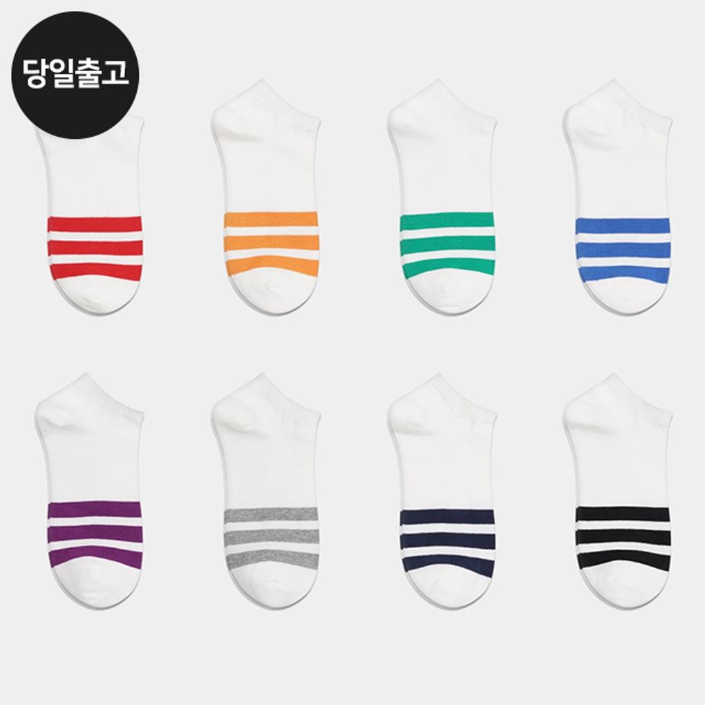 PG Men s/Student Three-Line Ringle Ankle Socks (5 Pairs) Set Daily Student Men s Sneakers
