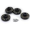 TRZX 4pcs Brass Wheel Hub Extension Hex Adapter Wheel Weights for 1/18 Scale Traxxas TRX4-M RC Crawler Car