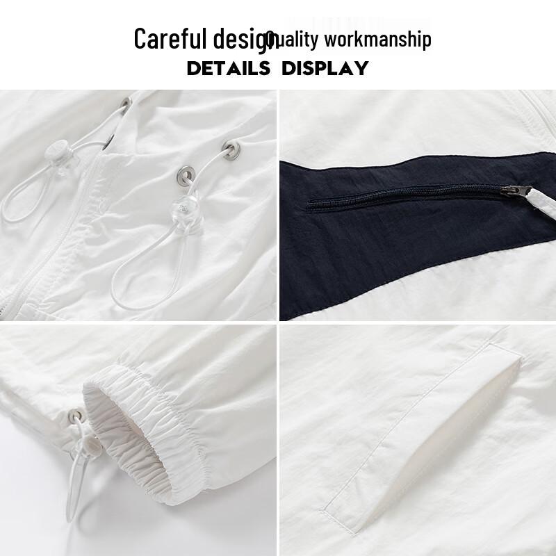 MiiOW Ice-Cool Contrast Sun Protection Hoodie