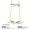 New Style Light Luxury Natural Stone Pearl Necklace with Titanium Steel Plated Gold Women's Thin Chain - Vacation Style Temperament.
