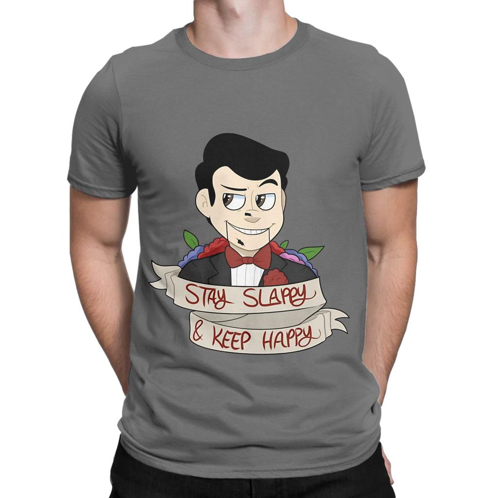 Stay Slappy Novelty 100 Cotton TShirt Goosebumps Tees Tops For Unisex