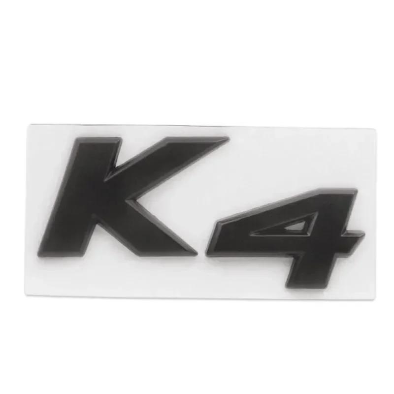 

3D Металл K2 K3 K4 K5 KX7 Буквы Задний Багажник Багажник Эмблема Значок Наклейка Для Автомобиля Стайлинг Аксессуары K4 чёрный