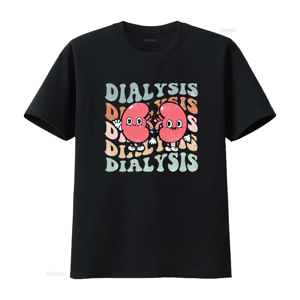 Dialysis Crew T Shirt Technicians Nephrology Nurse Tech Squad For Vintage Comfortable Fashion Top For Everyday Wear