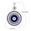 Turkish Blue for Evil Eye Decor Wall Hanging Pendant Amulets Ornament for Key Ring Home Garden for Protection Lucky Gift