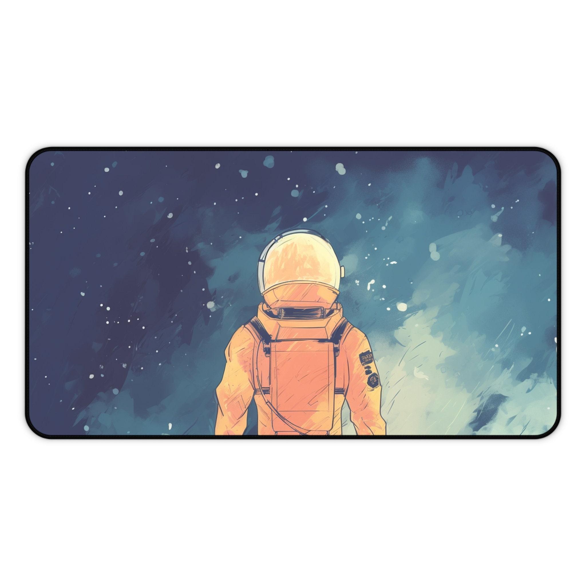 Space Comic Game Mouse Pad Astronaut Comic Theme Table Pad NonSlip Waterproof Gaming Mouse Pad Perfect Gift for Friends LockEdge 400x800x2mm