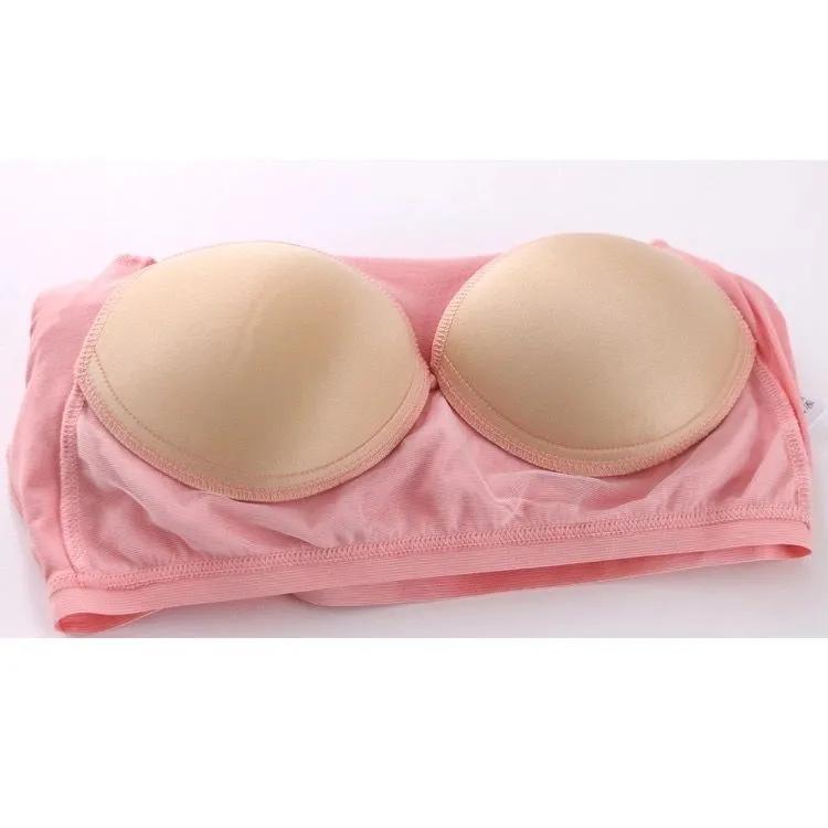 Damen Einfarbig Brustpolster Cup One Damen Tank Top Unterwäsche Übergröße