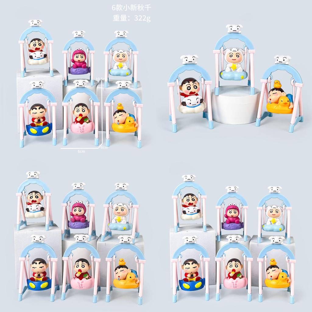 Crayon Shinchan Swing Series Pvc Collectible Toy For Fans And Kids