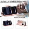 Luxury Artificial Diamond Magnetic Leather Wallet Case for iPhone 17 Air 16e 16 15 14 13 12 11 Pro X XS Max 8 7 Plus Phone Cover