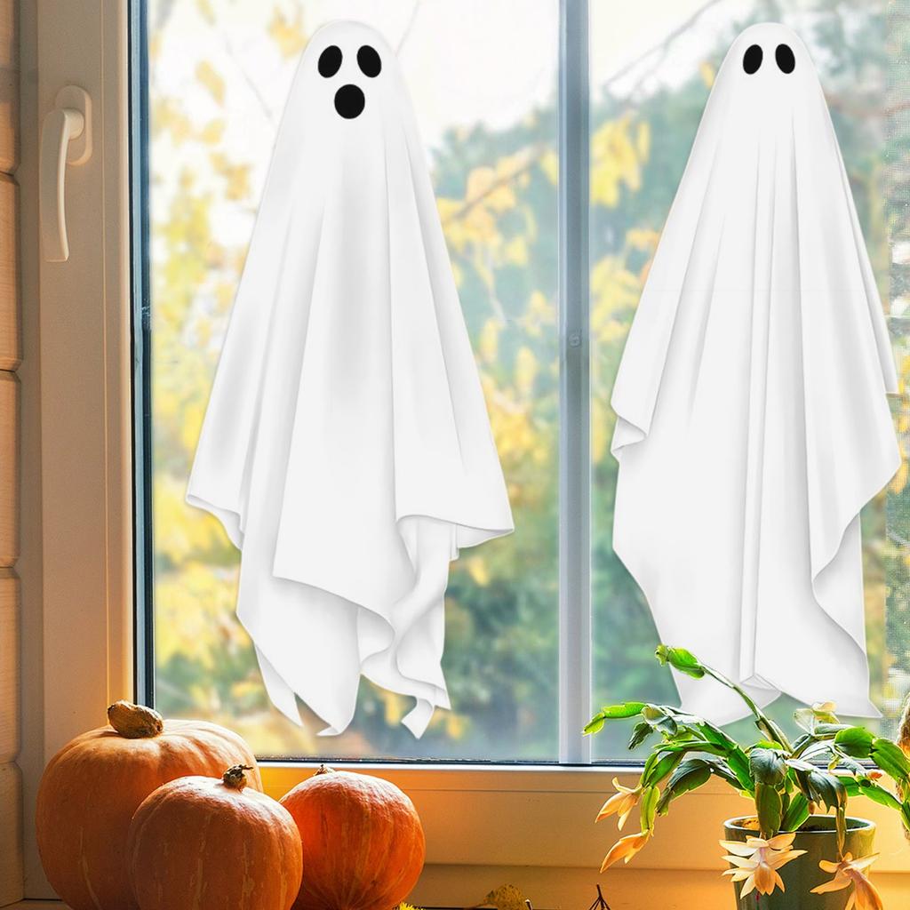Color Terror Halloween Glass Window Stickers Static Display Window Stickers PVC
